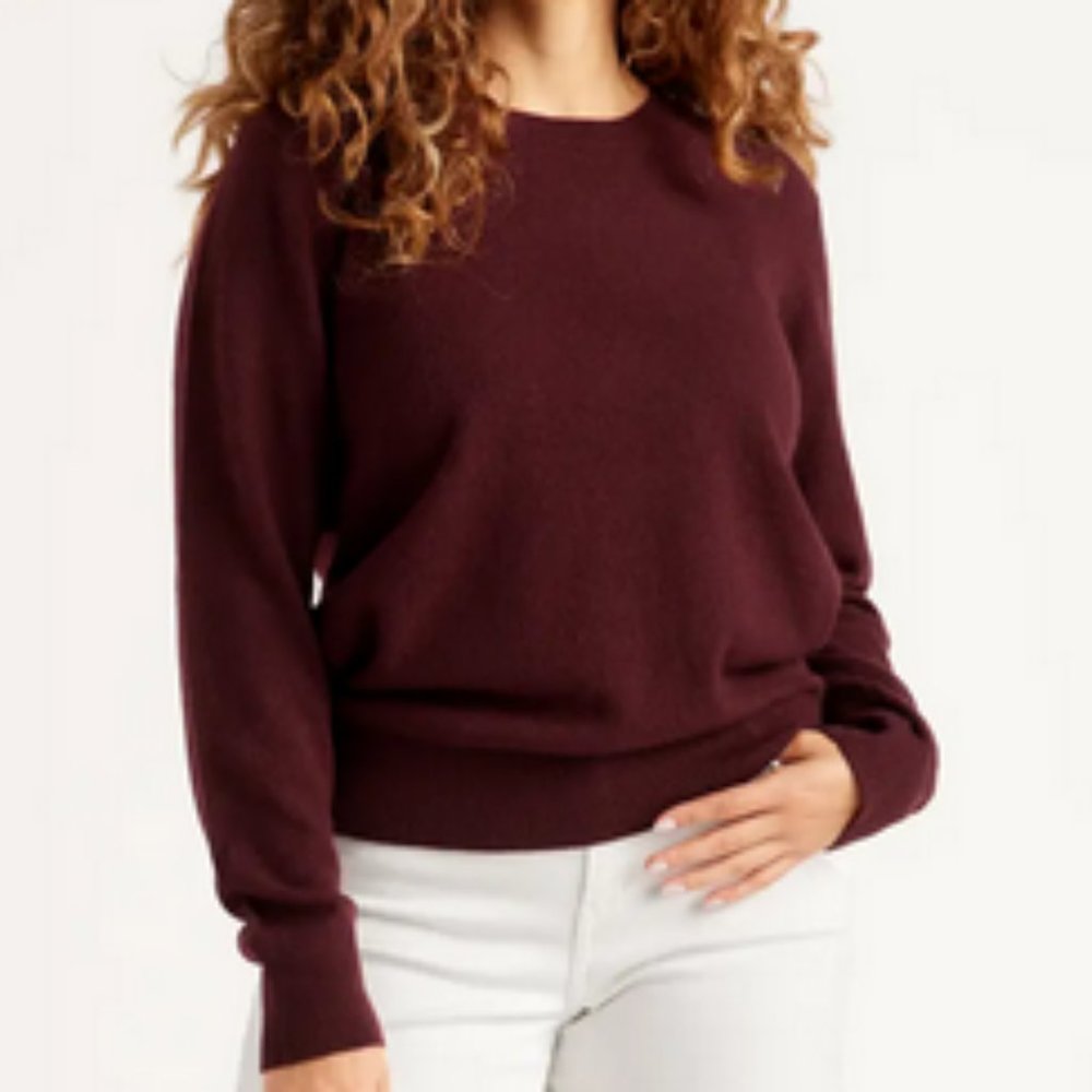 NWOT Quince Mongolian Cashmere Crewneck Sweater